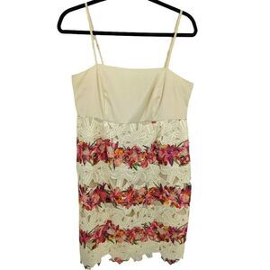 ASOS Maternity Ivory Pink Sheath Dress  Floral